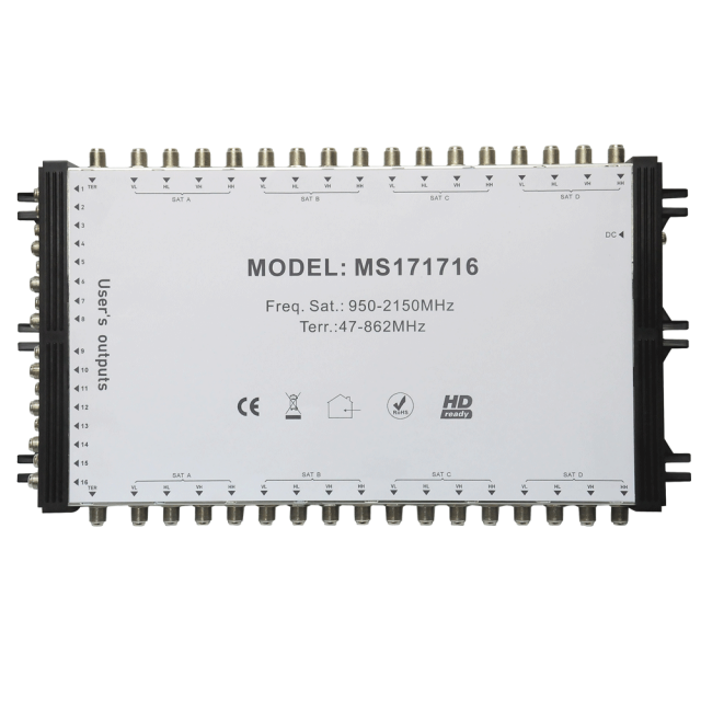 Cascade Satellite Multiswitch MS171716